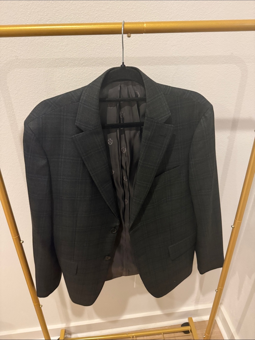 Lauren Ralph Lauren Dark Green Plaid Sport Coat